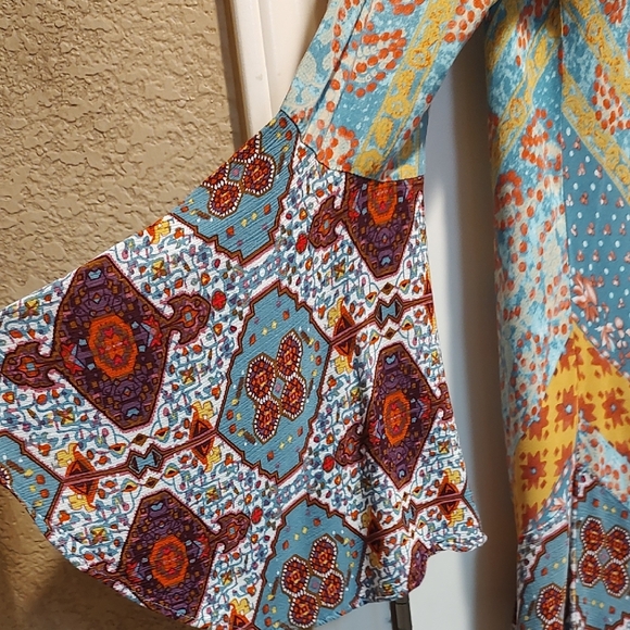 Chic Boho UMGEE Colorful Long Sleeve Lightweight Cardigan Overtop - Picture 6 of 7